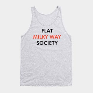 Flat Milky Way Society (Dark) Tank Top